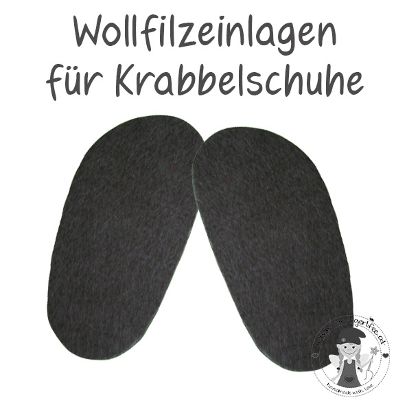 Wollfilzeinlage für Krabbelschuhe
